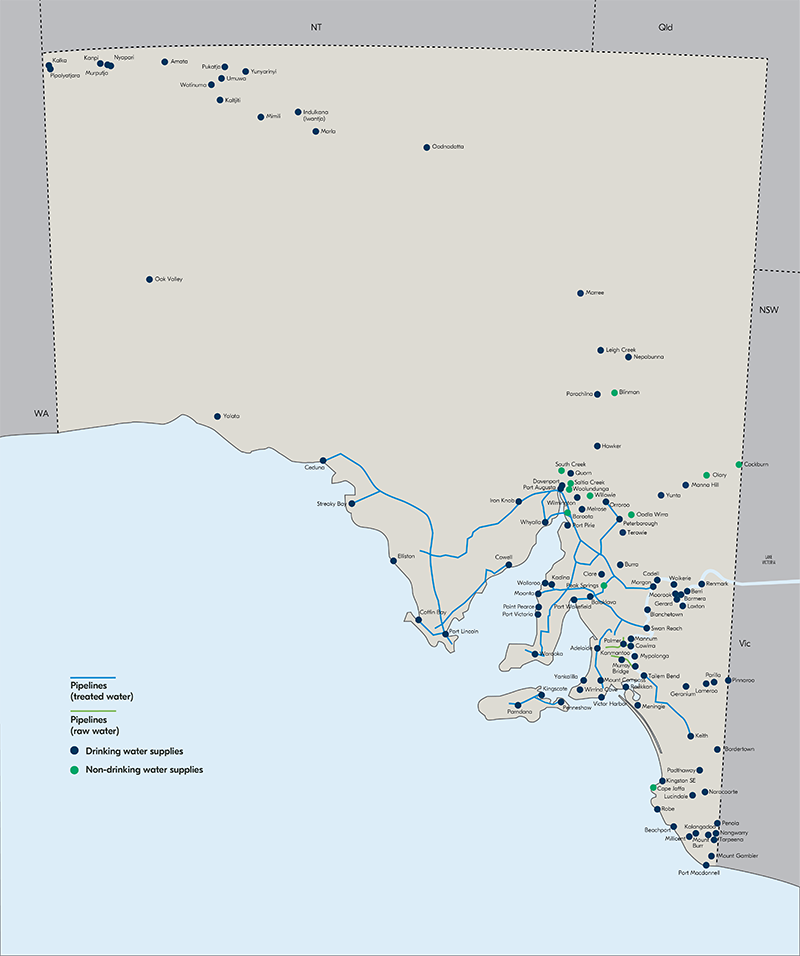 Map of our supply areas 
