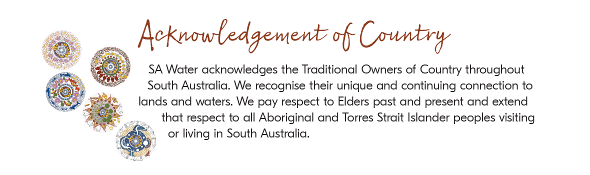 SA Water Acknowledgement of Country